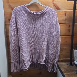 Cynthia Rowley Lavender Chenille Sweater